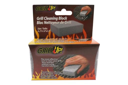 Grill cleaning block